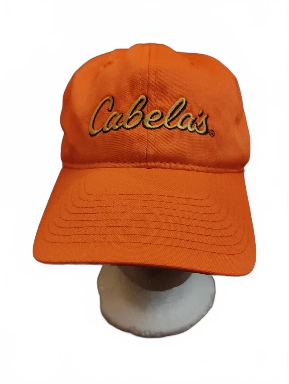 Cabela's outfitter orange/yellow cap/hat - EUC